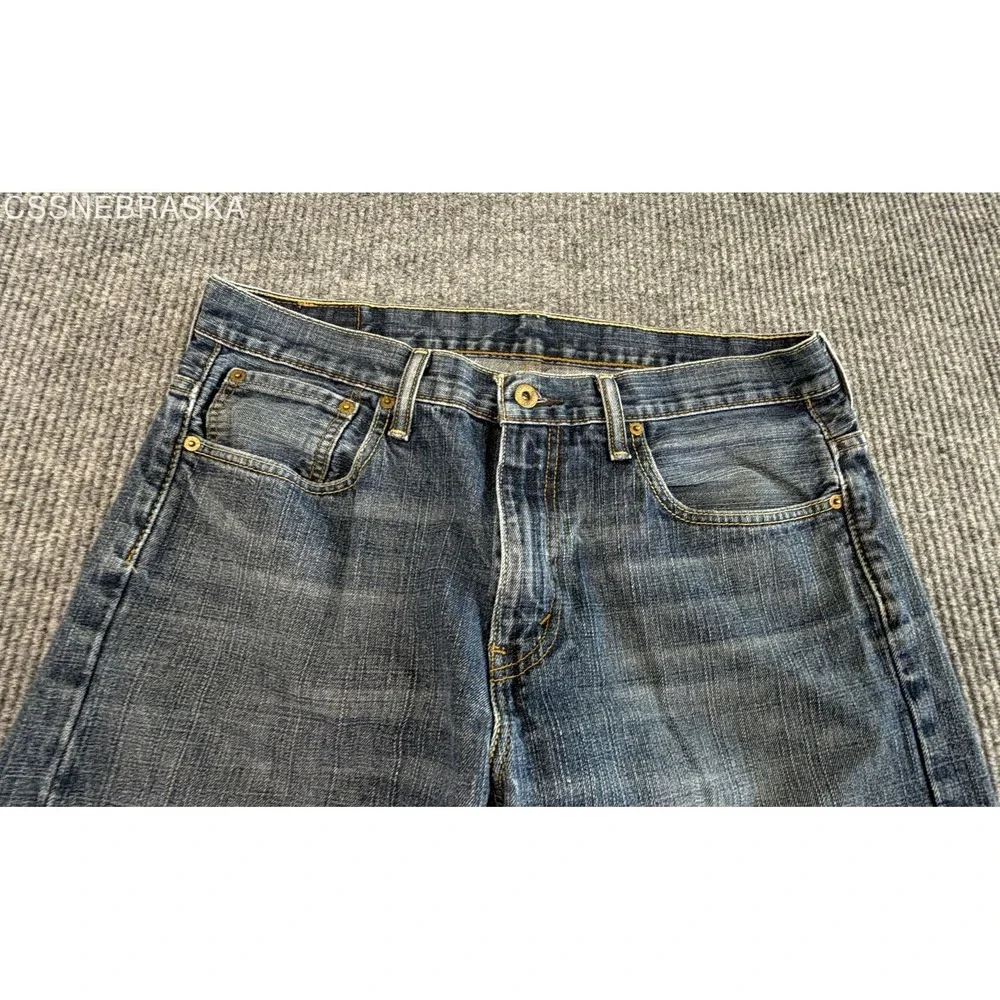 Levis 569 Mens Loose Straight Fit Denim Pants Medium Wash W33 L32 PC9-00569-0041